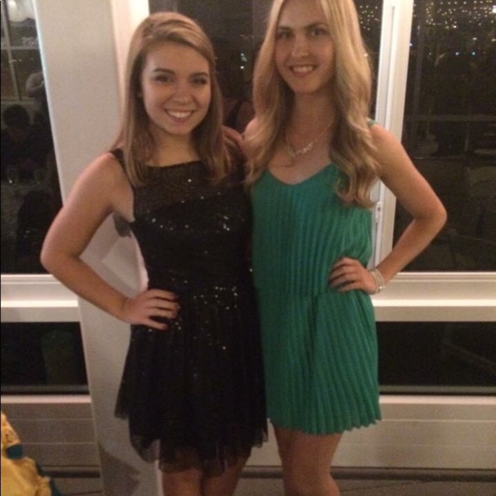 Sparkly Black Cocktail Dress